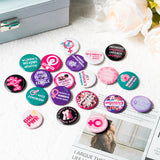 Dvbonike 40Pcs Women's History Month Button Pins Party Favor - Feminist Round Badge Pinback Girl Power Female Decoration for Feminism Support Celebration Activity Supplies Clothe Bag Accessories