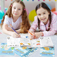 Dvbonike 24Pcs Polar Animals Activity Books for Kids Bulk Winter Mini Fun Games Coloring Book Party Favors Penguin Goodie Bags Stuffers for Christmas Birthday Classroom School Rewards Supplies