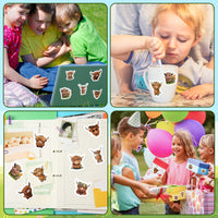 Dvbonike 800Pcs Cute Highland Cow Roll Stickers 8 Style Cartoon Hyland Cattle Decals for Kids, Water Bottle Laptop Scrapbook Luggage Decor Incentive School Classroom Rewards Gift Party Favor Supplies