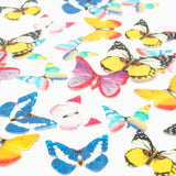 Dvbonike 200Pcs Edible Cupcake Toppers Butterfly Flower Decorations Rice Paper Cake Set Theme Birthday Party Decor Supplies Dessert Food Patterns Picks Mixed Size Colour Wafer Wedding Bridal Shower