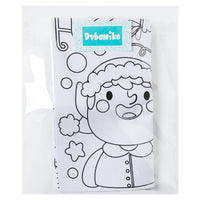 Dvbonike Giant Christmas Coloring Poster with Santa Snow Snowman Elk Kids DIY Blank Doodle Art Paper Banner 55.1 X 23.6 Inch Jumbo Wall Decoration for School Group Activity Home Party Supplies