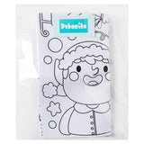 Dvbonike Giant Christmas Coloring Poster with Santa Snow Snowman Elk Kids DIY Blank Doodle Art Paper Banner 55.1 X 23.6 Inch Jumbo Wall Decoration for School Group Activity Home Party Supplies