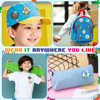 Dvbonike 40Pcs Autism Awareness Button Pins Novelty Colorful Round Badges, Love Needs No Words World Autism Awareness Day Brooch Pin, Special Education Promotional Supplies for Clothe Bag Accessories
