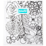 Dvbonike Jumbo Mandala Coloring Poster Giant Flower DIY Color-in Paper Art Blank Banner 55.1 x 23.6 Inch Drawing Tablecloth Wall Decor Party School Class Activities for Kids Arts Craft Suppiles