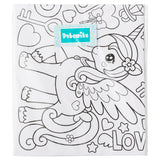 Dvbonike Jumbo Valentine’s Day Coloring Poster Giant Unicorn DIY Drawing Paper Art Blank Banner 55.1 x 23.6 Inch Coloring Wall Decoration School Group Activities for Kids Arts Craft Party Suppiles