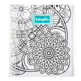 Dvbonike Jumbo Mandala Coloring Poster Giant Flower Color-in Paper Poster DIY Drawing Blank Doodle Art Banner Circular Floral Patterns 55.1x23.6 inch Wall Decor, Home School Activity Party Supplies for Kids