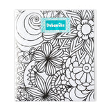 Dvbonike 2Pcs Jumbo Mandala Coloring Poster Giant Flower Color-in Paper Poster DIY Drawing Art Blank Banner Table Cover 55.1 x 23.6 inch Wall Decor, Home School Activity Party Supplies for Kids