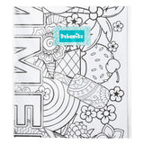 Dvbonike Jumbo Mandala Coloring Poster Giant Summer Color-in Paper Poster DIY Drawing Blank Doodle Art Banner 55.1 x 23.6 inch Tablecloth Wall Decoration, Home School Activity Party Supplies for Kids